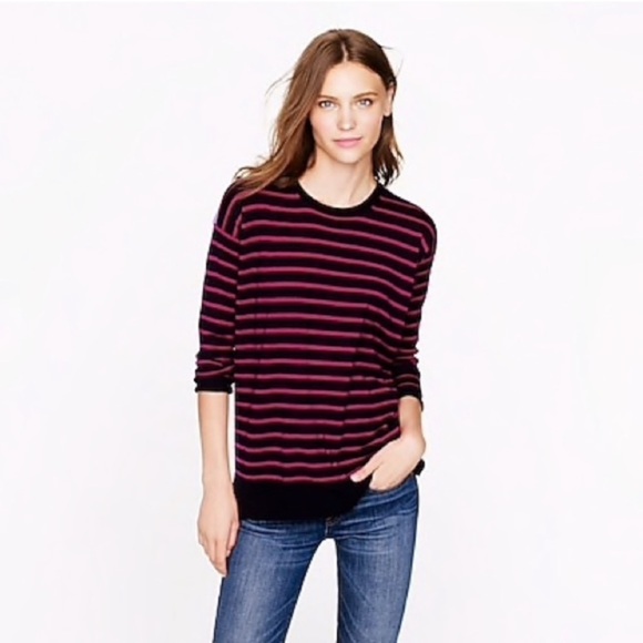 J Crew Merino Wool Striped Sweater Sz XXS - Picture 9 of 9